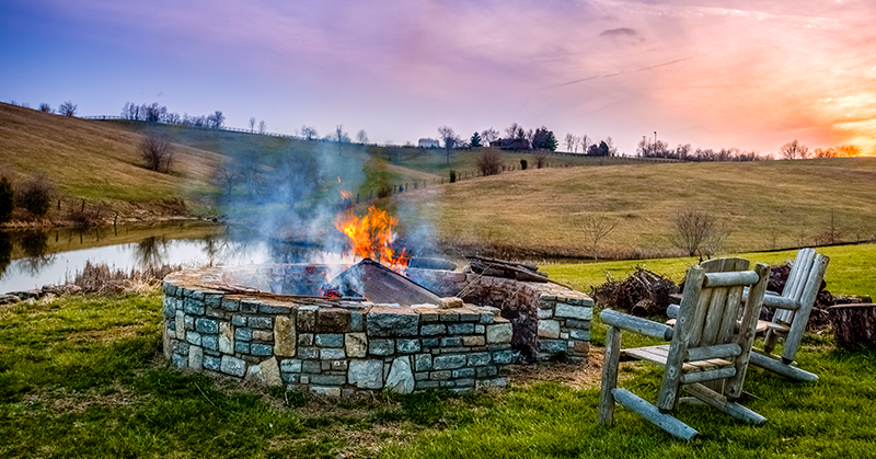 Can You Put a Fire Pit on Grass?